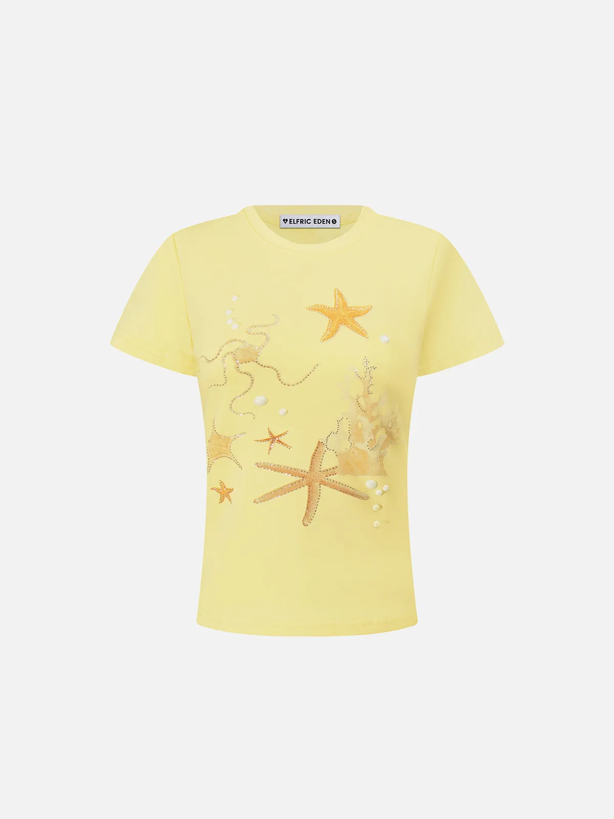 Aelfric Eden Hotfix Rhinestone Starfish Tee sold by Aelfric Eden product image thumbnail 2