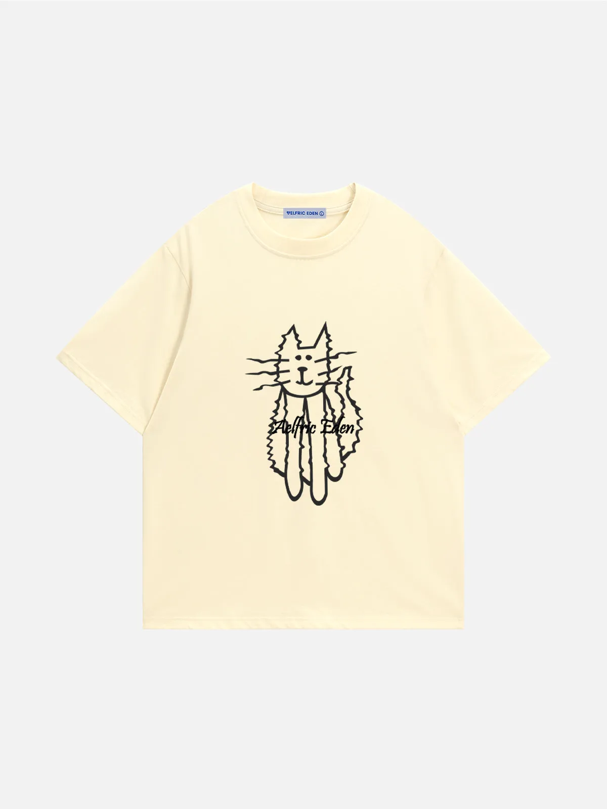 Aelfric Eden Cat Print Tee sold by Aelfric Eden