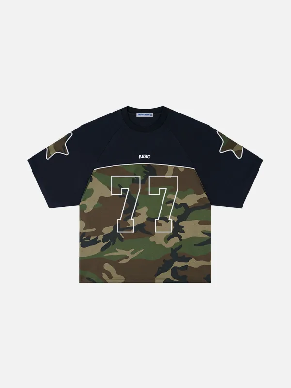 Aelfric Eden 77 Camouflage Football Jersey sold by Aelfric Eden