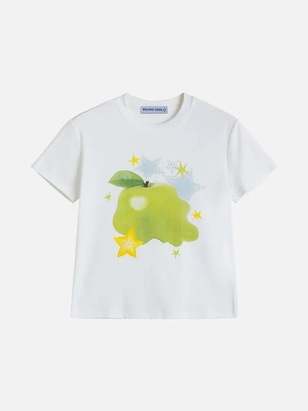 Aelfric Eden Apple Star Print Tee sold by Aelfric Eden