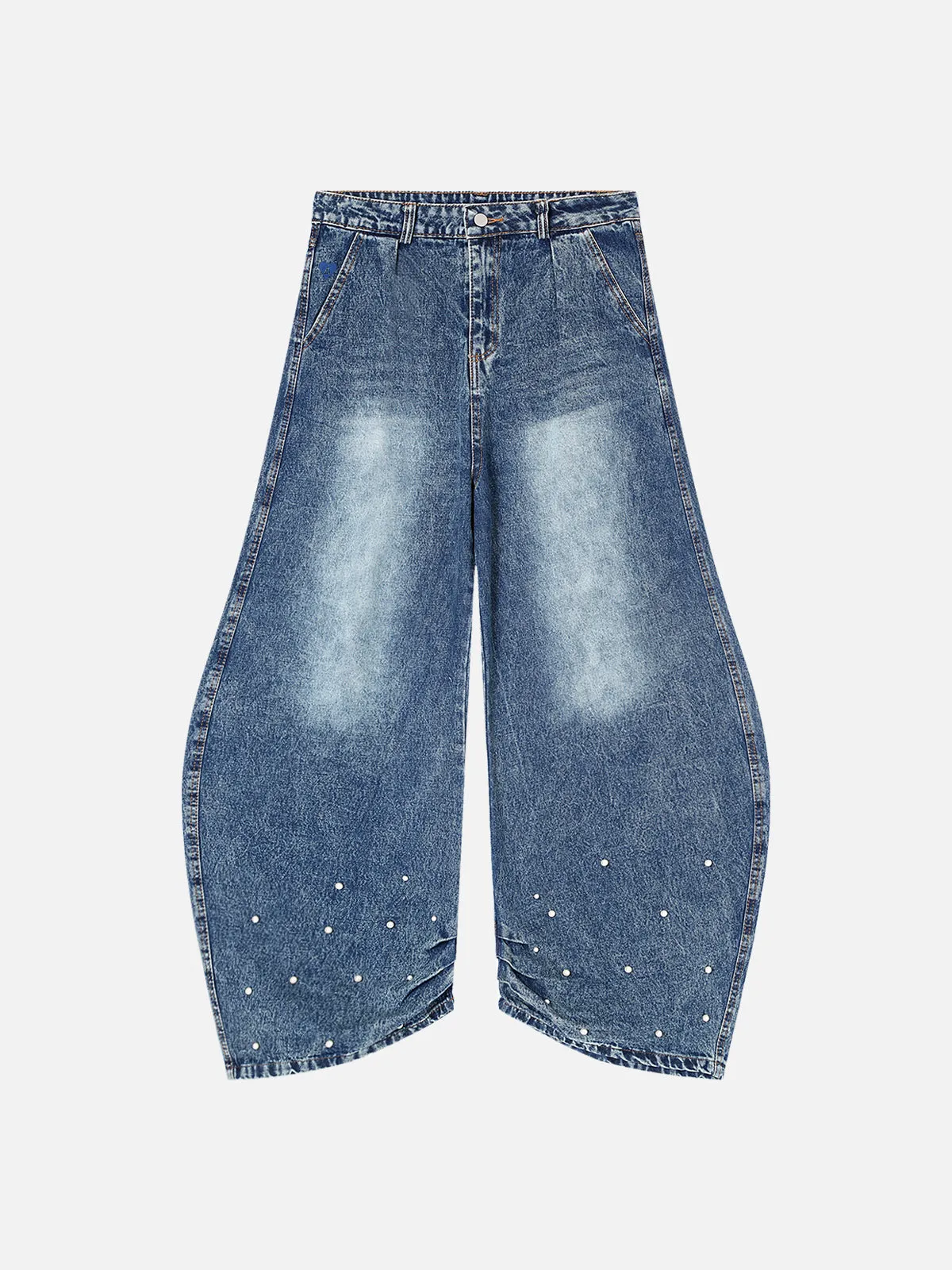Aelfric Eden Splash Ink Super Baggy Barrel Jeans sold by Aelfric Eden
