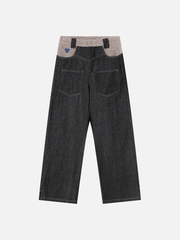 Aelfric Eden Bold Contrast Waist Jeans sold by Aelfric Eden