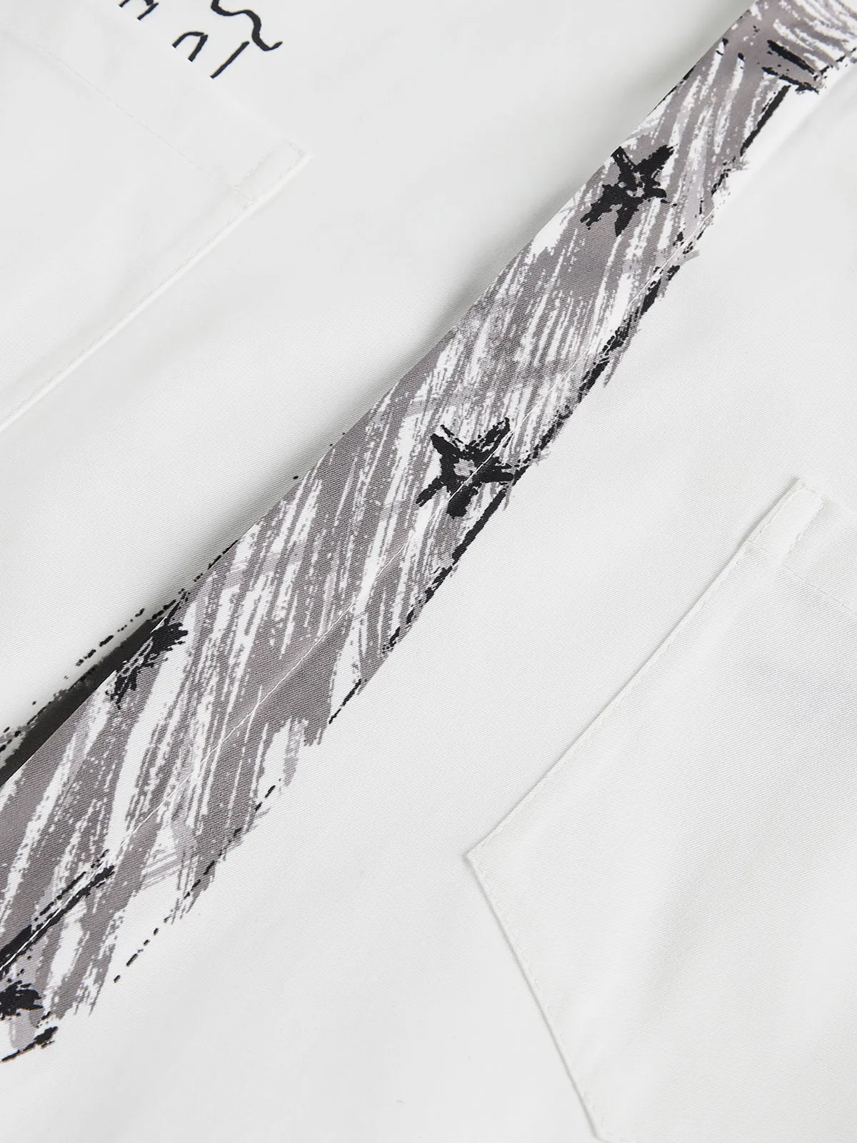 Aelfric Eden Gradient Necktie Short Sleeve Shirt sold by Aelfric Eden product image thumbnail 3