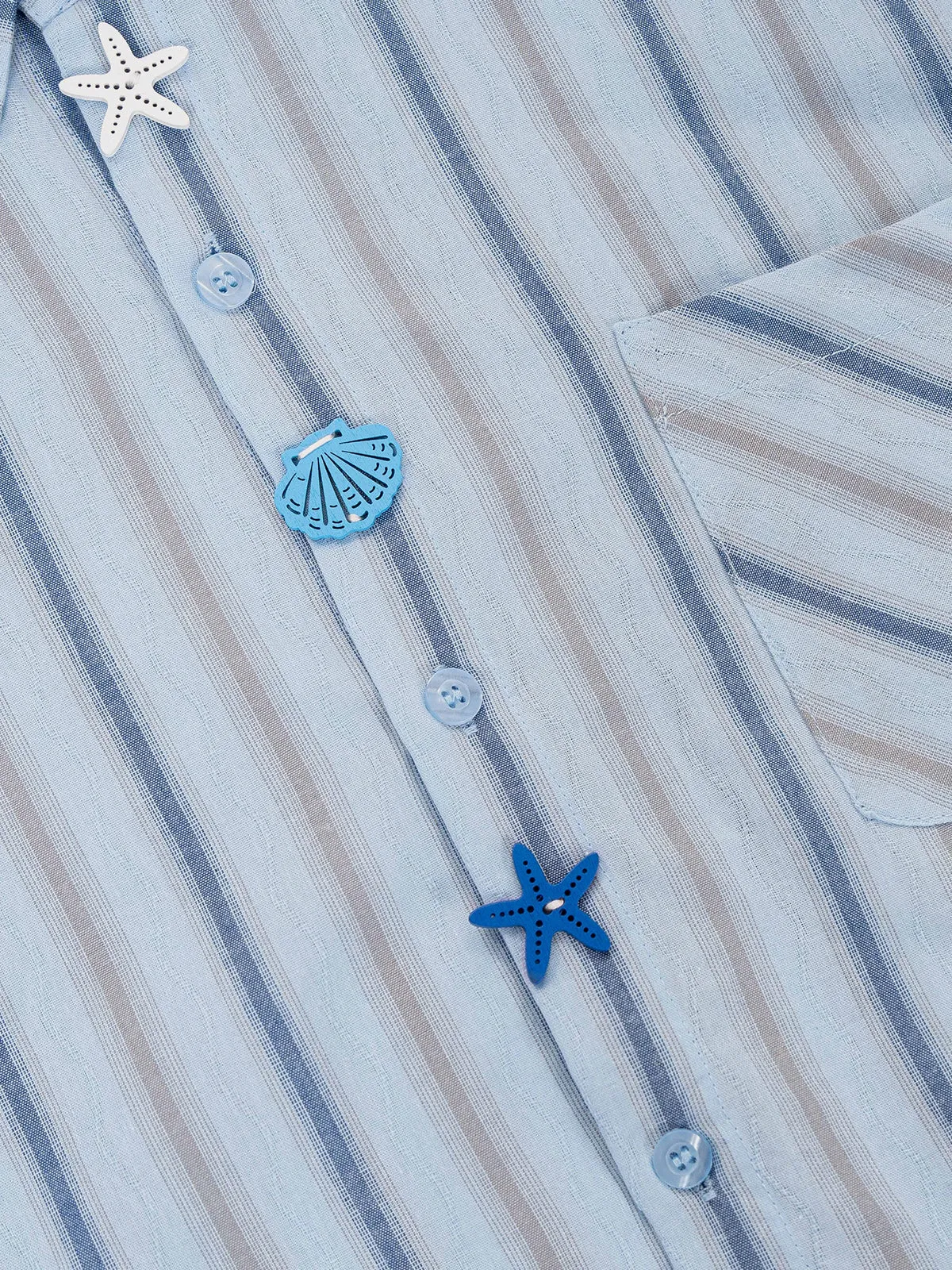 Aelfric Eden Starfish Striped Shirt sold by Aelfric Eden product image thumbnail 3