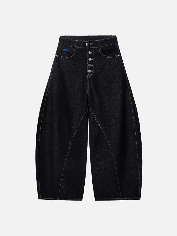 Aelfric Eden Button Barrel Jeans sold by Aelfric Eden
