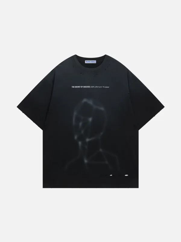 Aelfric Eden Shadow Graphic Washed Tee sold by Aelfric Eden