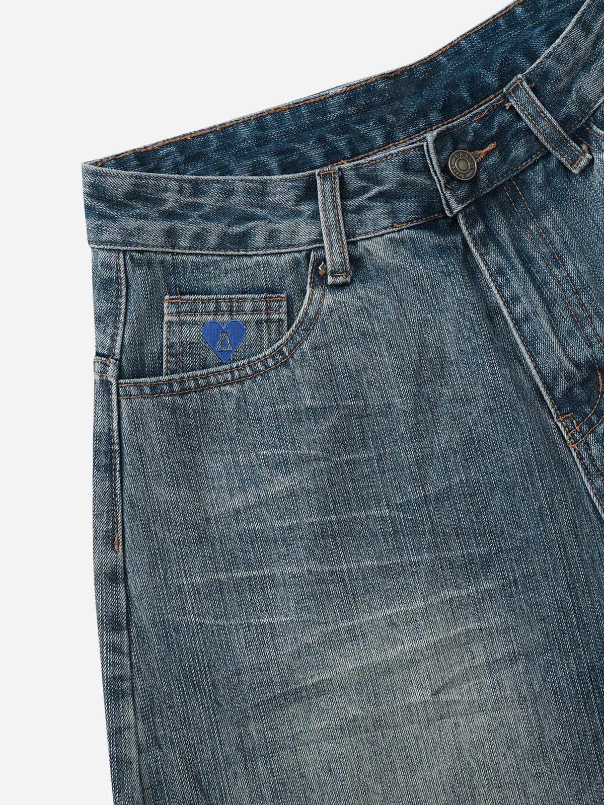 Aelfric Eden Hotfix Rhinestone Longline Jorts sold by Aelfric Eden product image thumbnail 3