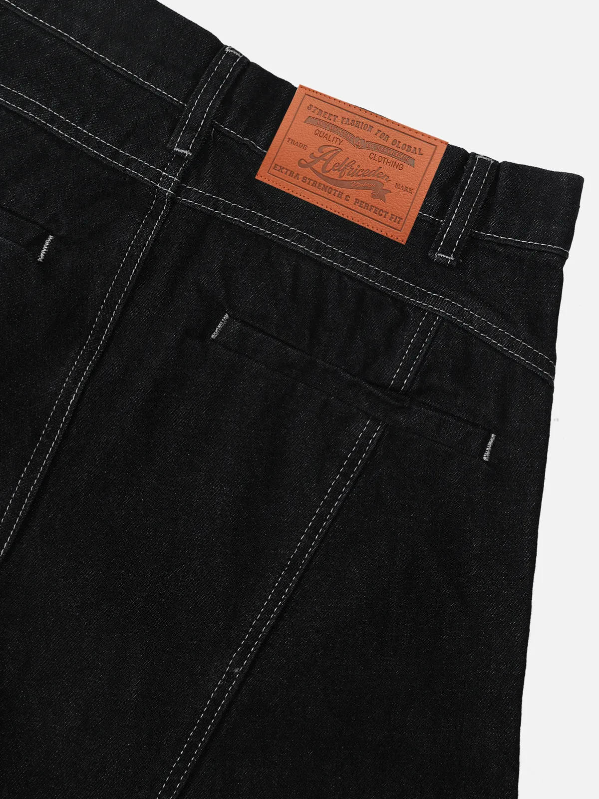 Aelfric Eden Wrinkle Baggy Barrel Jeans sold by Aelfric Eden product image thumbnail 4
