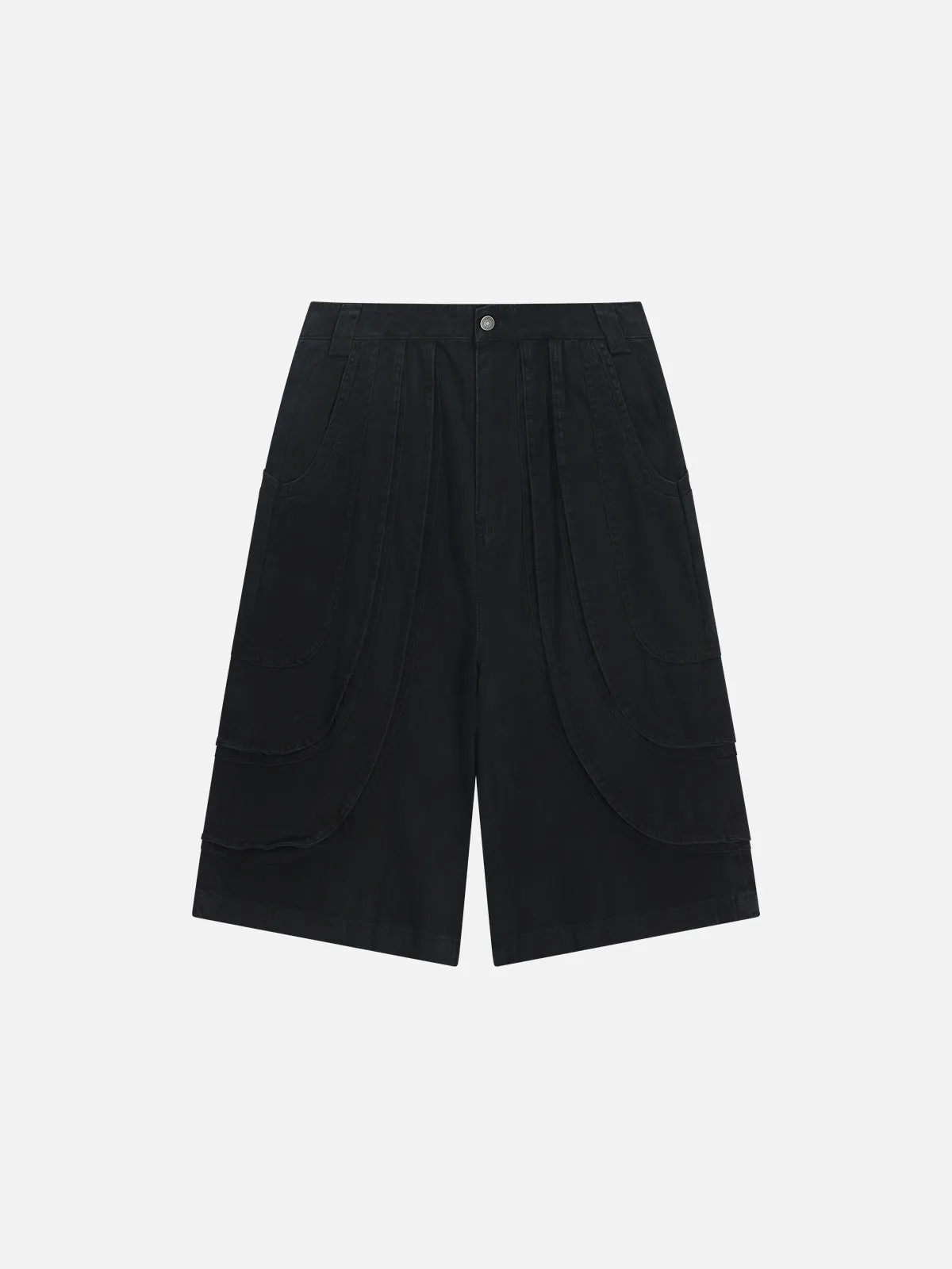 Aelfric Eden Curved Patchwork Cargo Shorts sold by Aelfric Eden product image thumbnail 2