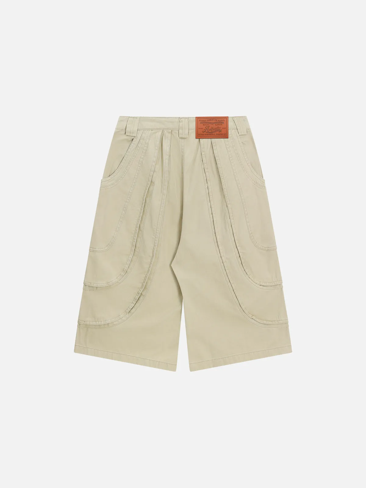 Aelfric Eden Curved Patchwork Cargo Shorts sold by Aelfric Eden product image thumbnail 4