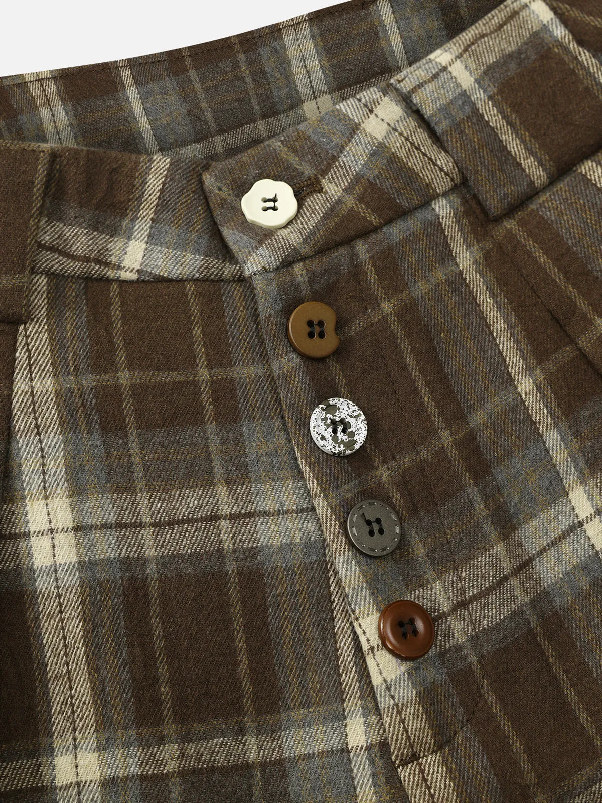 Aelfric Eden Vintage Plaid Shorts sold by Aelfric Eden product image thumbnail 3