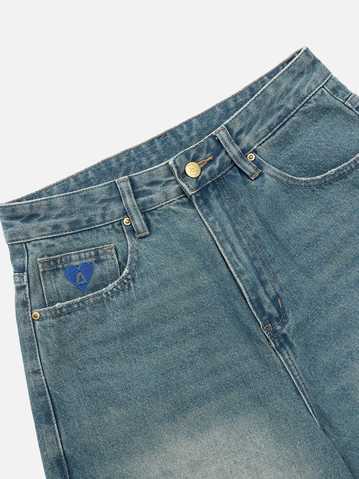 Aelfric Eden Wrinkle Distressed Baggy Jeans sold by Aelfric Eden product image thumbnail 3