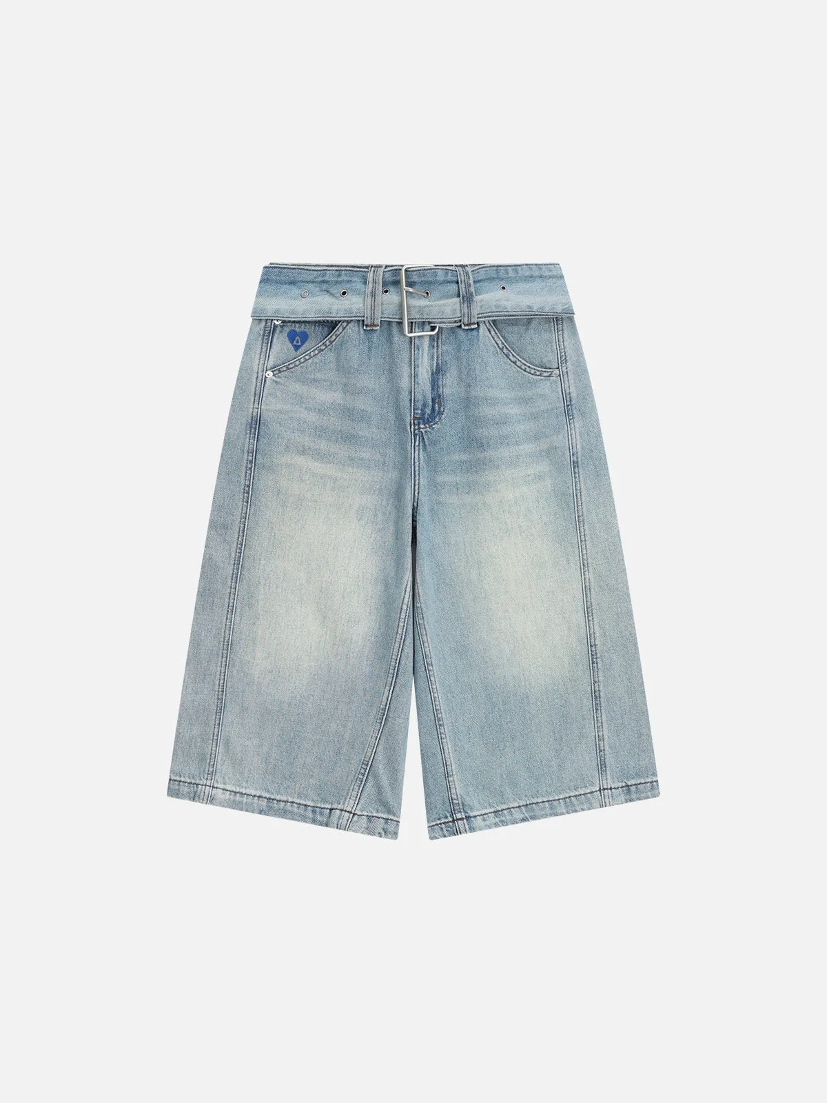 Aelfric Eden Belt Washed Longline Jorts sold by Aelfric Eden