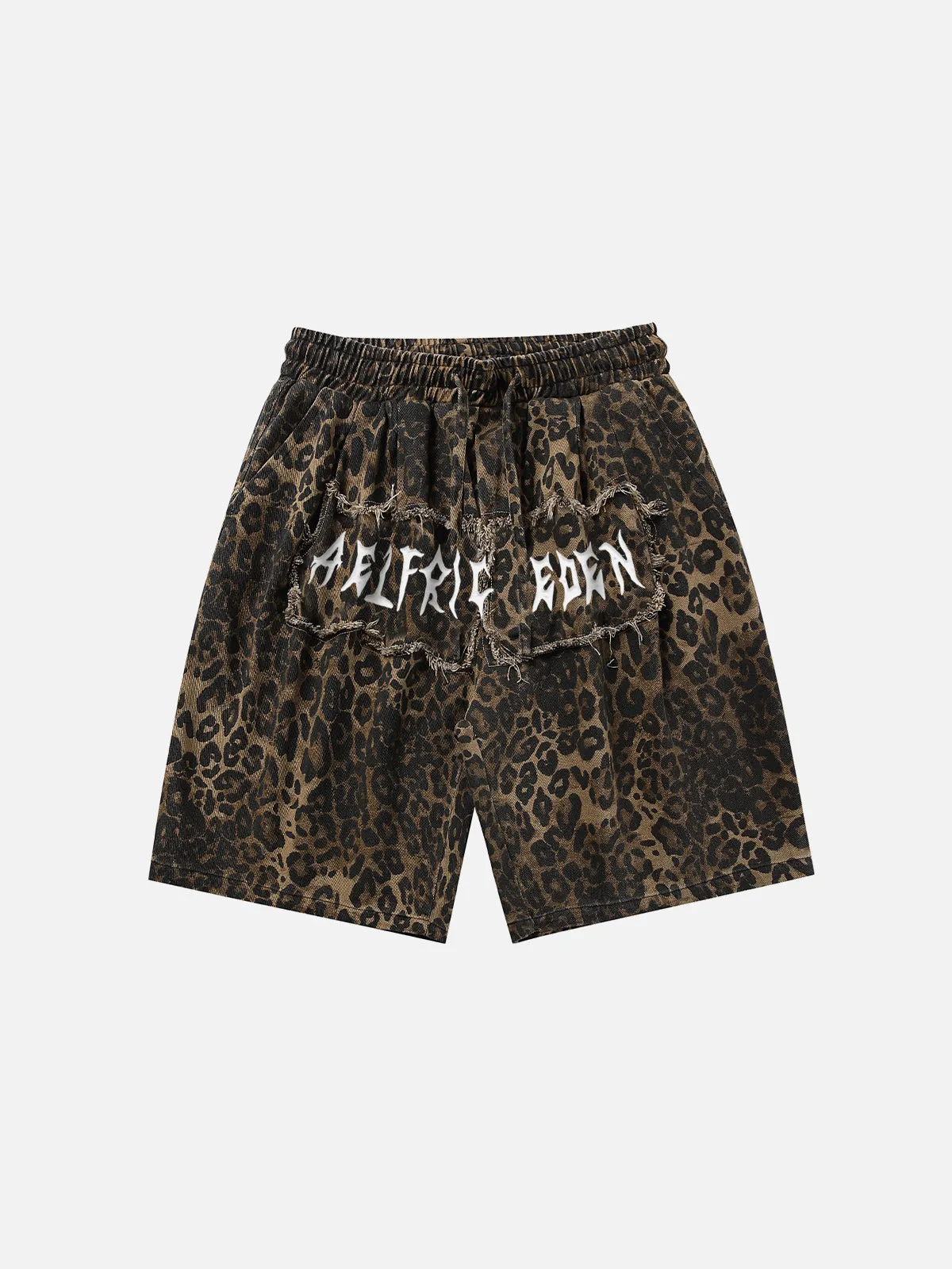 Aelfric Eden Fringe Leopard Print Shorts sold by Aelfric Eden