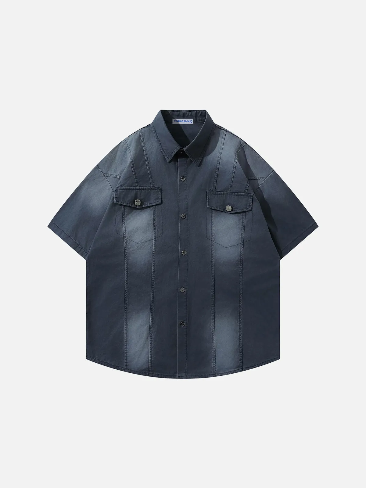 Aelfric Eden Gradient Washed Short Sleeve Shirt sold by Aelfric Eden product image thumbnail 2