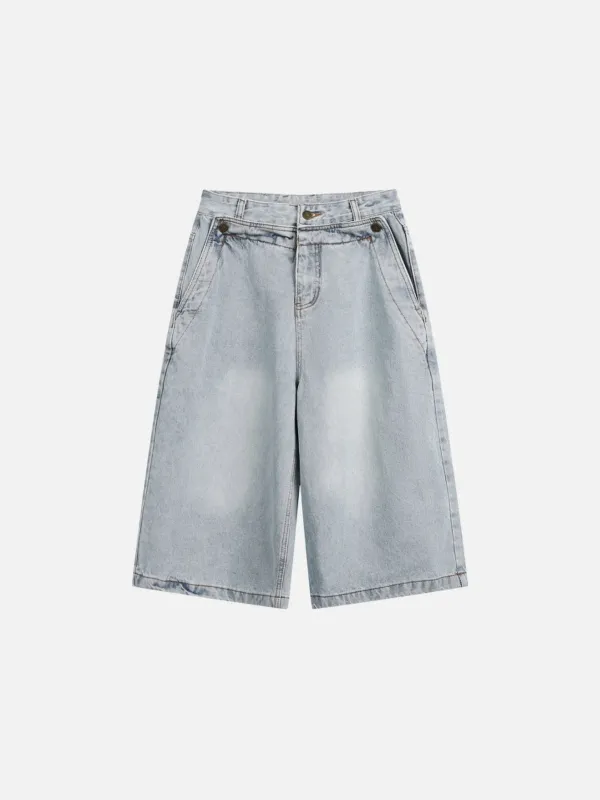 Aelfric Eden Two Layer Washed Longline Jorts sold by Aelfric Eden