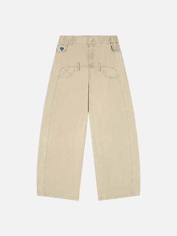 Aelfric Eden Layered Super Baggy Barrel Jeans sold by Aelfric Eden