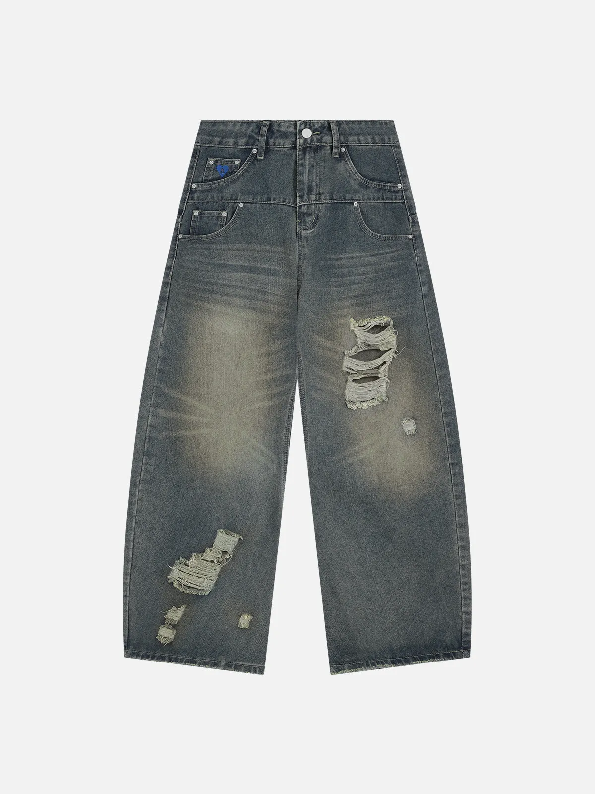 Aelfric Eden Distressed Super Baggy Barrel Jeans sold by Aelfric Eden