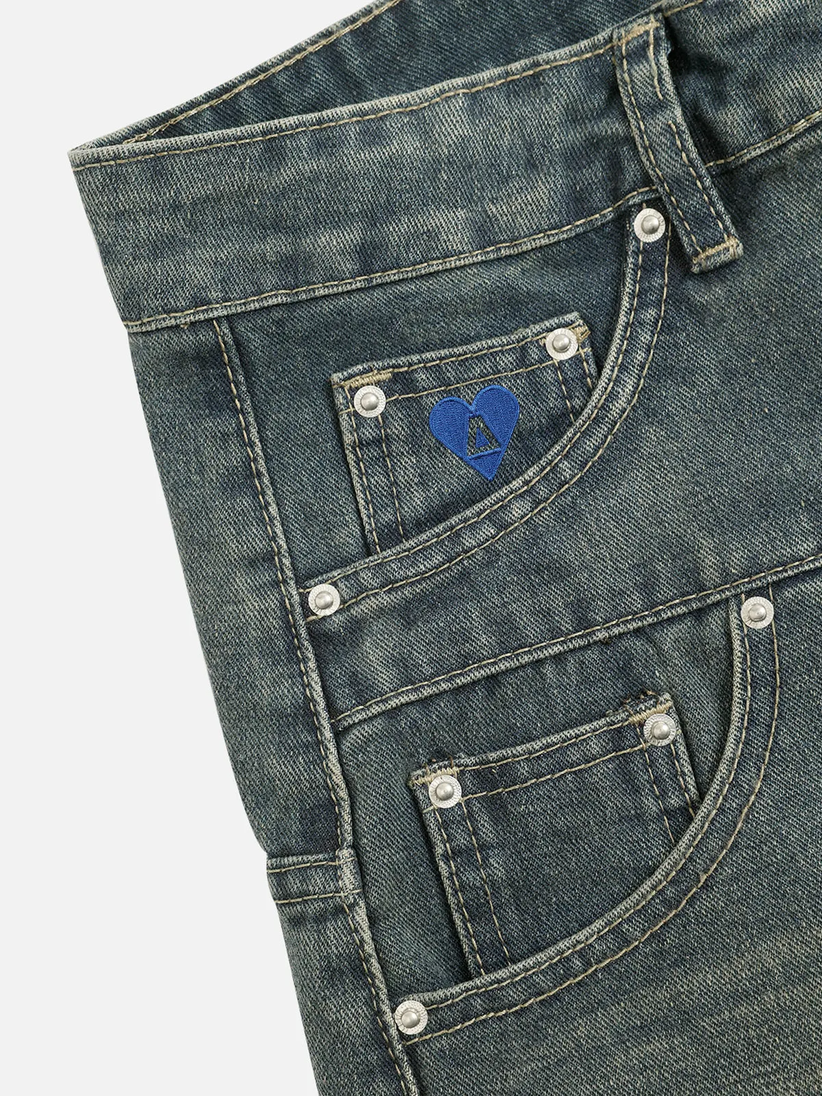 Aelfric Eden Distressed Super Baggy Barrel Jeans sold by Aelfric Eden product image thumbnail 3