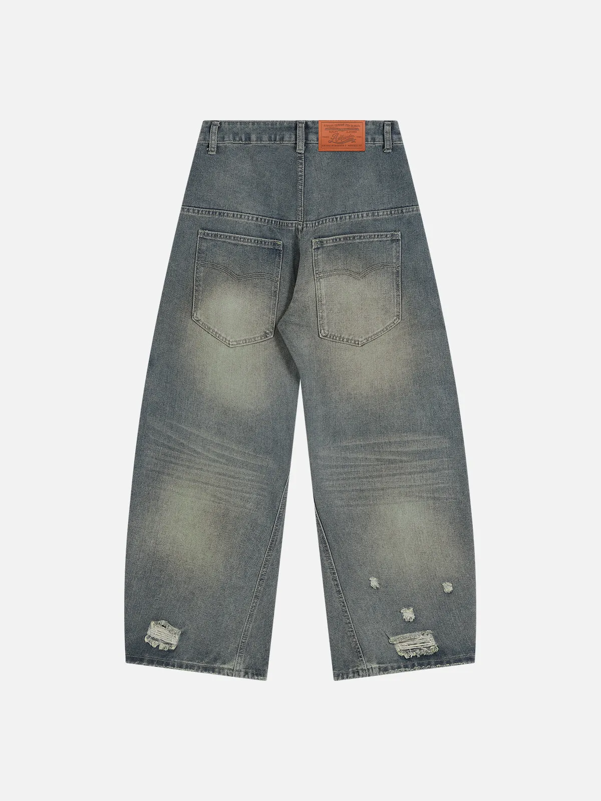 Aelfric Eden Distressed Super Baggy Barrel Jeans sold by Aelfric Eden product image thumbnail 2
