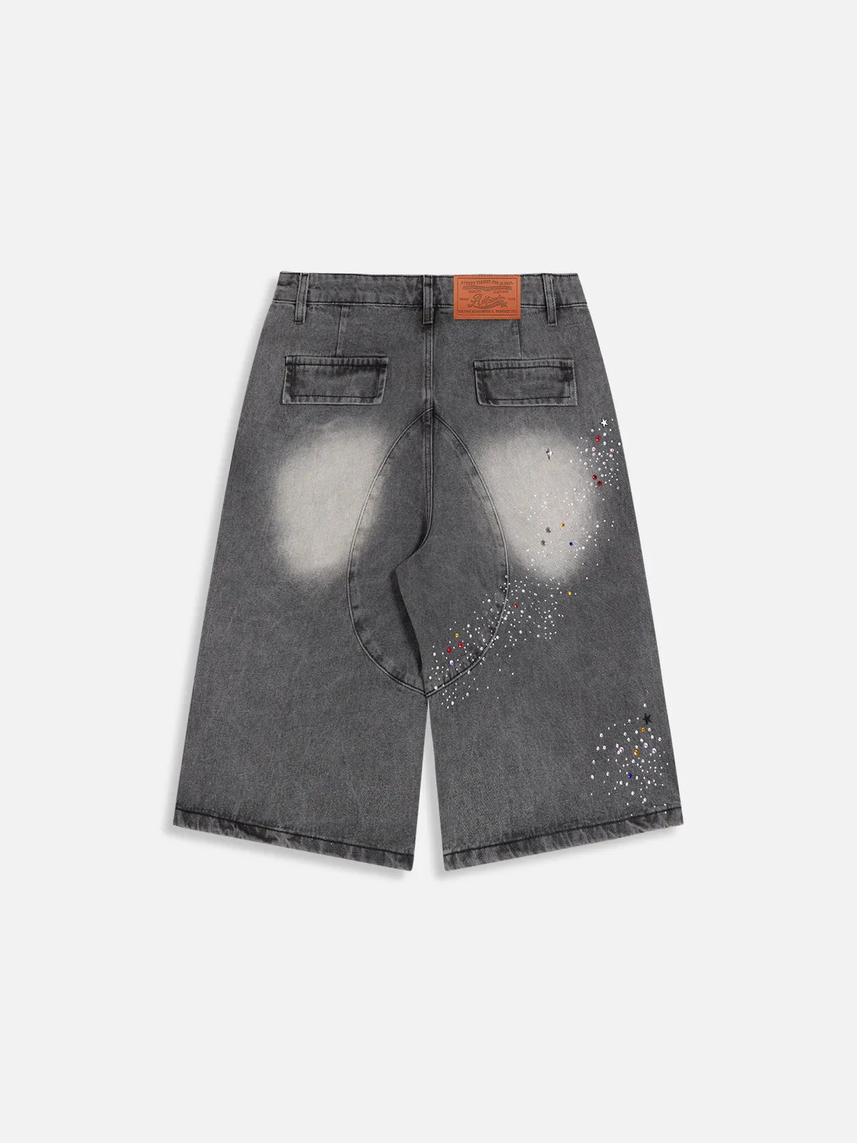 Aelfric Eden Rhinestone Washed Jorts sold by Aelfric Eden product image thumbnail 2