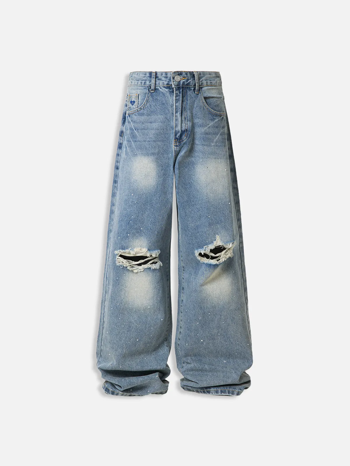 Aelfric Eden Rhinestone Baggy Jeans sold by Aelfric Eden