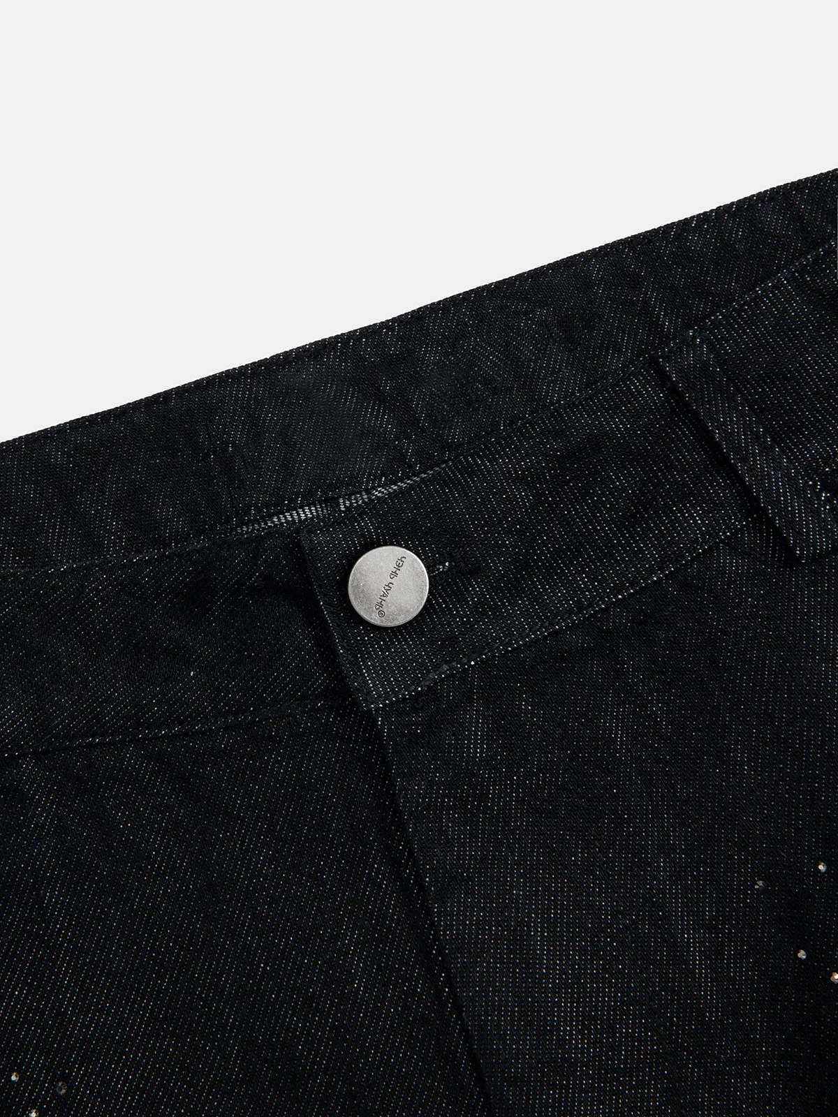 Aelfric Eden Hotfix Rhinestones Jorts sold by Aelfric Eden product image thumbnail 3