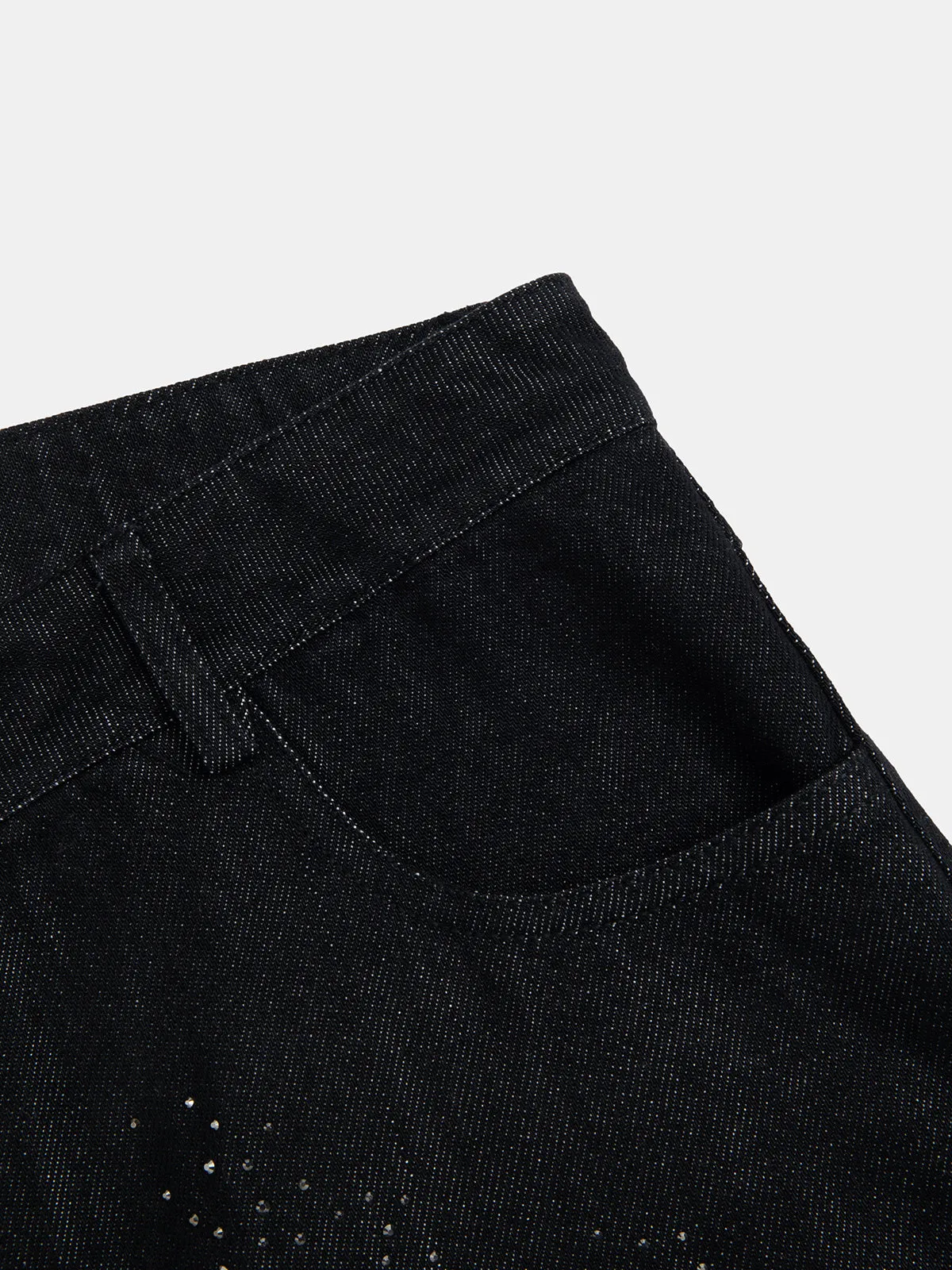 Aelfric Eden Hotfix Rhinestones Jorts sold by Aelfric Eden product image thumbnail 4