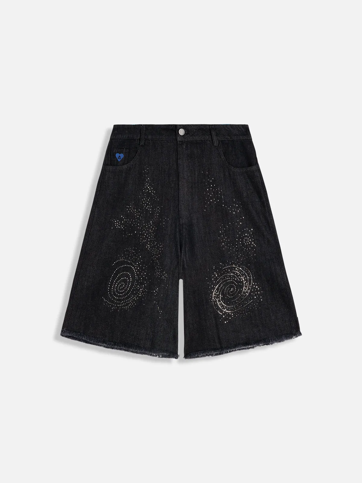 Aelfric Eden Hotfix Rhinestones Jorts sold by Aelfric Eden