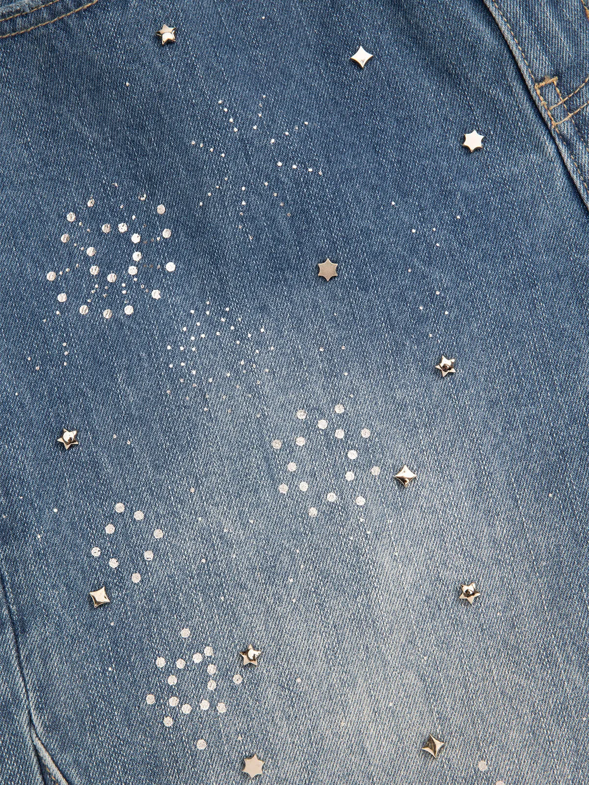 Aelfric Eden Rhinestone Star Longline Jorts sold by Aelfric Eden product image thumbnail 4