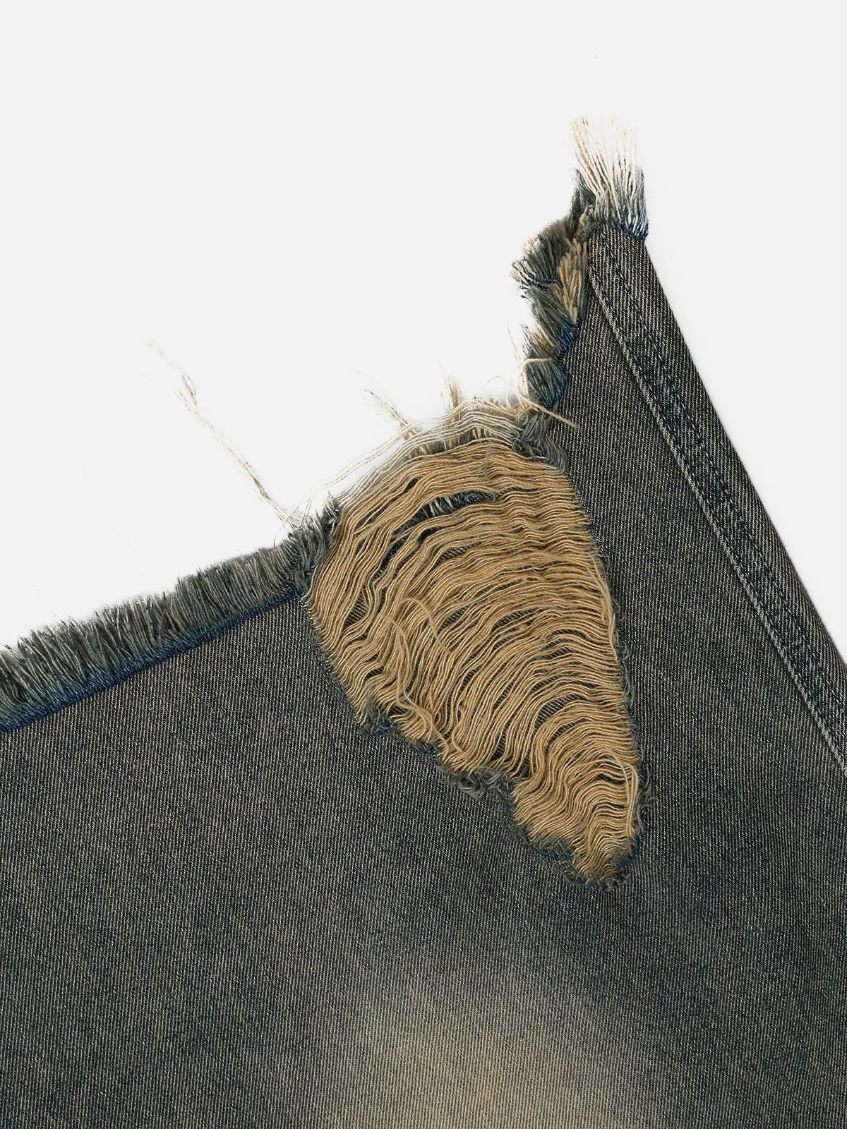 Aelfric Eden Chain Print Washed Longline Jorts sold by Aelfric Eden product image thumbnail 5