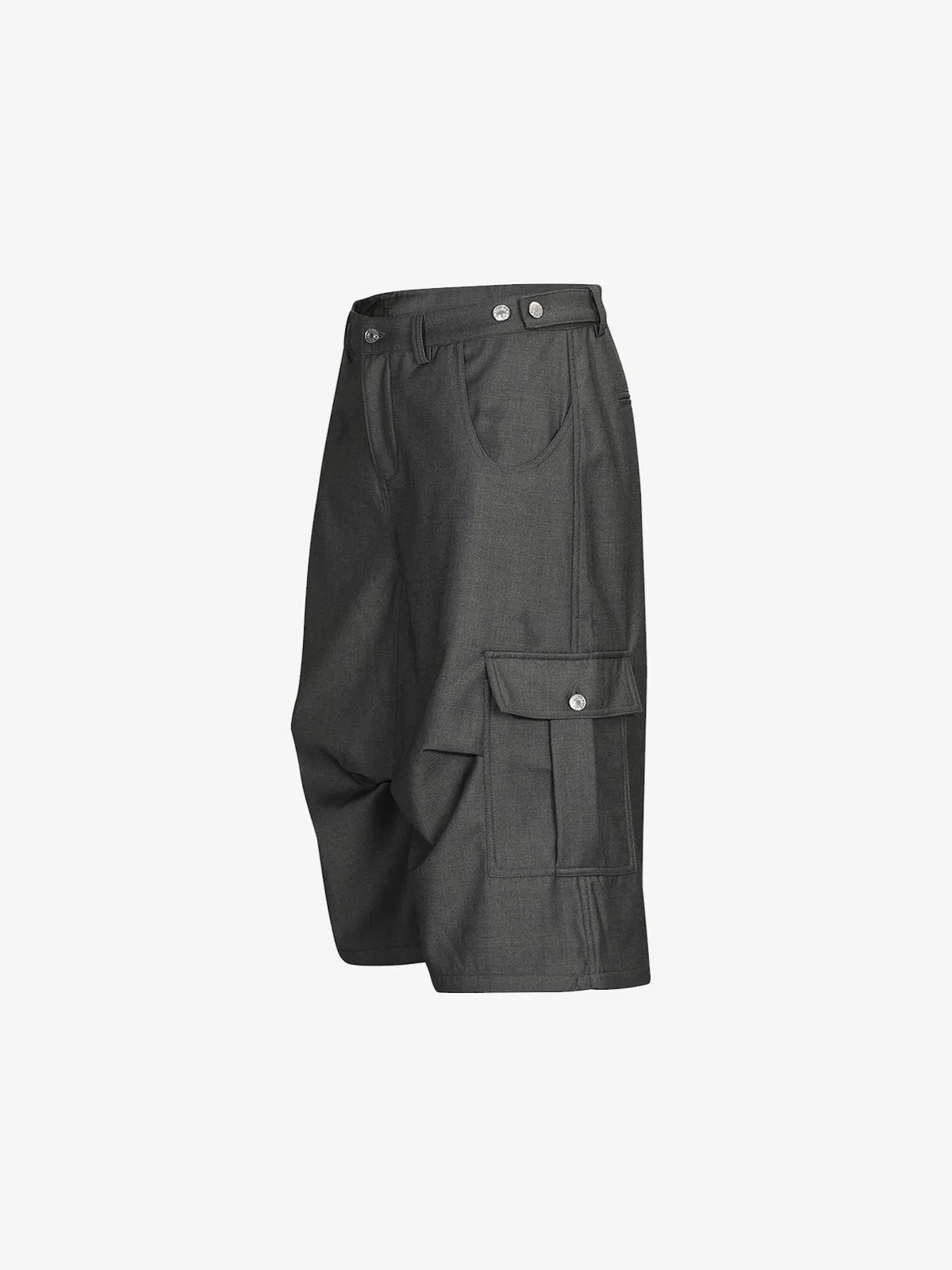 Aelfric Eden Pleated Cargo Longline Shorts sold by Aelfric Eden product image thumbnail 4