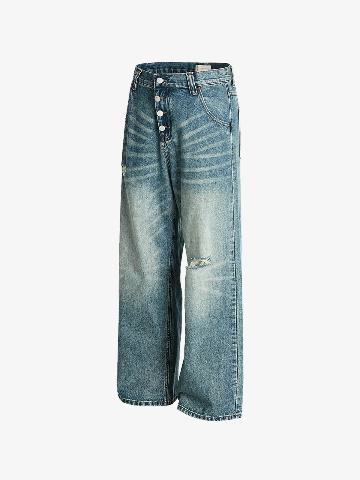 Aelfric Eden Washed Ripped Jeans sold by Aelfric Eden product image thumbnail 3