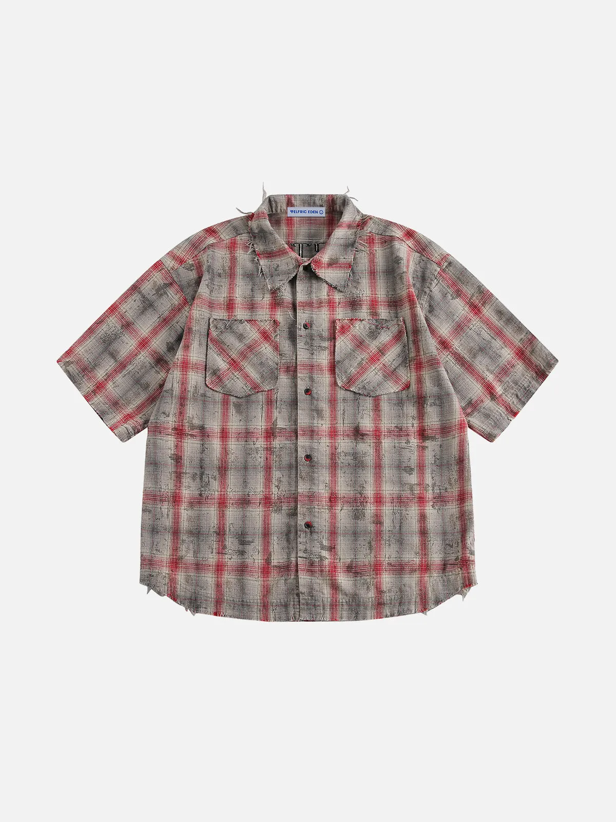 Aelfric Eden 77 Graphic Plaid Shirt sold by Aelfric Eden product image thumbnail 2
