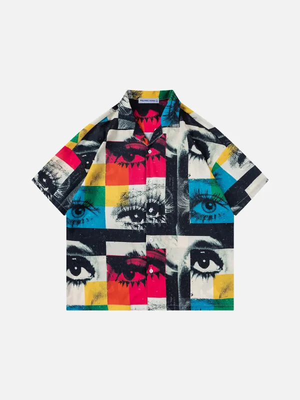 Aelfric Eden Eye Print Short Sleeve Shirt sold by Aelfric Eden