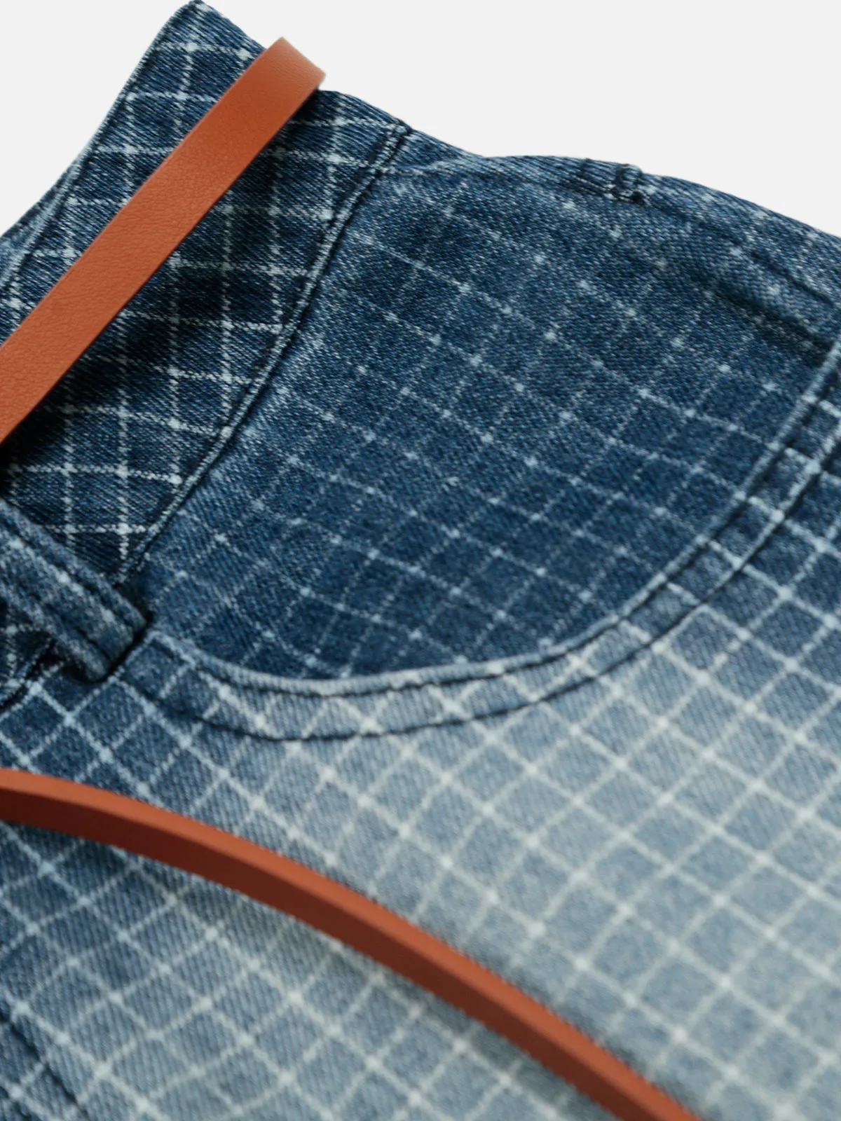 Aelfric Eden Vintage Plaid Washed Longline Jorts sold by Aelfric Eden product image thumbnail 5