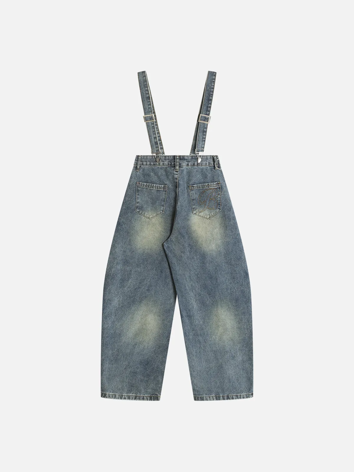 Aelfric Eden Washed Denim Barrel Overalls sold by Aelfric Eden product image thumbnail 2
