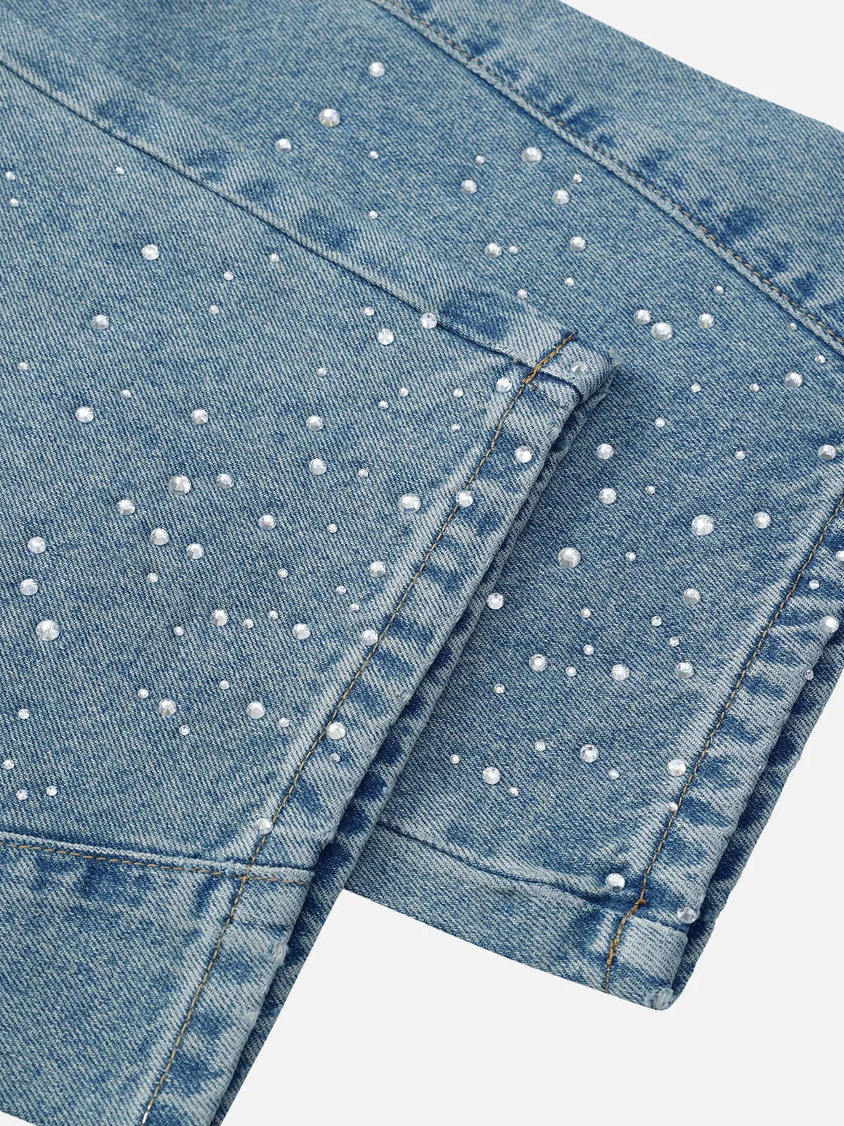 Aelfric Eden Rhinestone Super Baggy Barrel Jeans sold by Aelfric Eden product image thumbnail 5