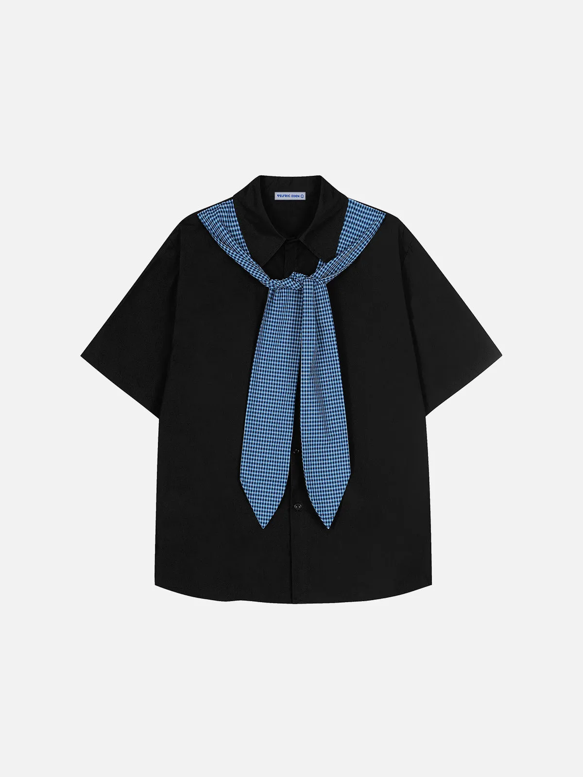 Aelfric Eden Plaid Necktie Shirt sold by Aelfric Eden product image thumbnail 2