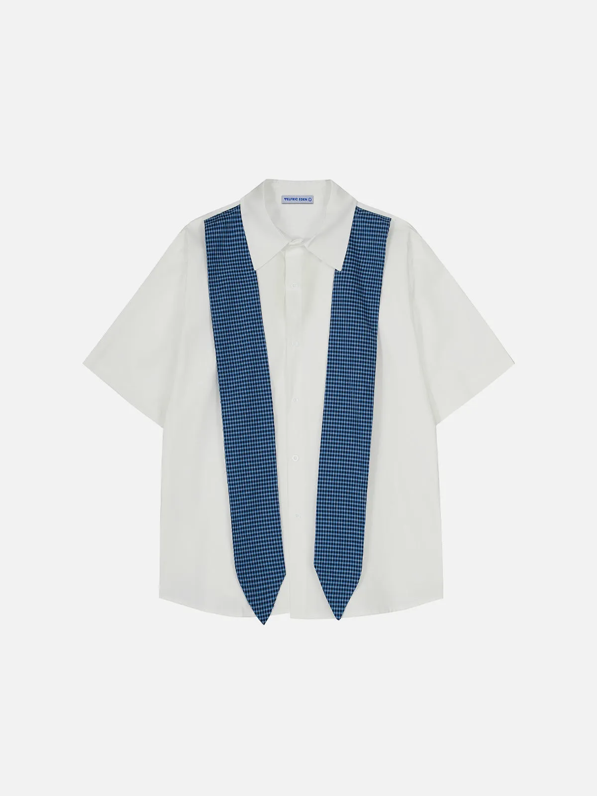 Aelfric Eden Plaid Necktie Shirt sold by Aelfric Eden product image thumbnail 3