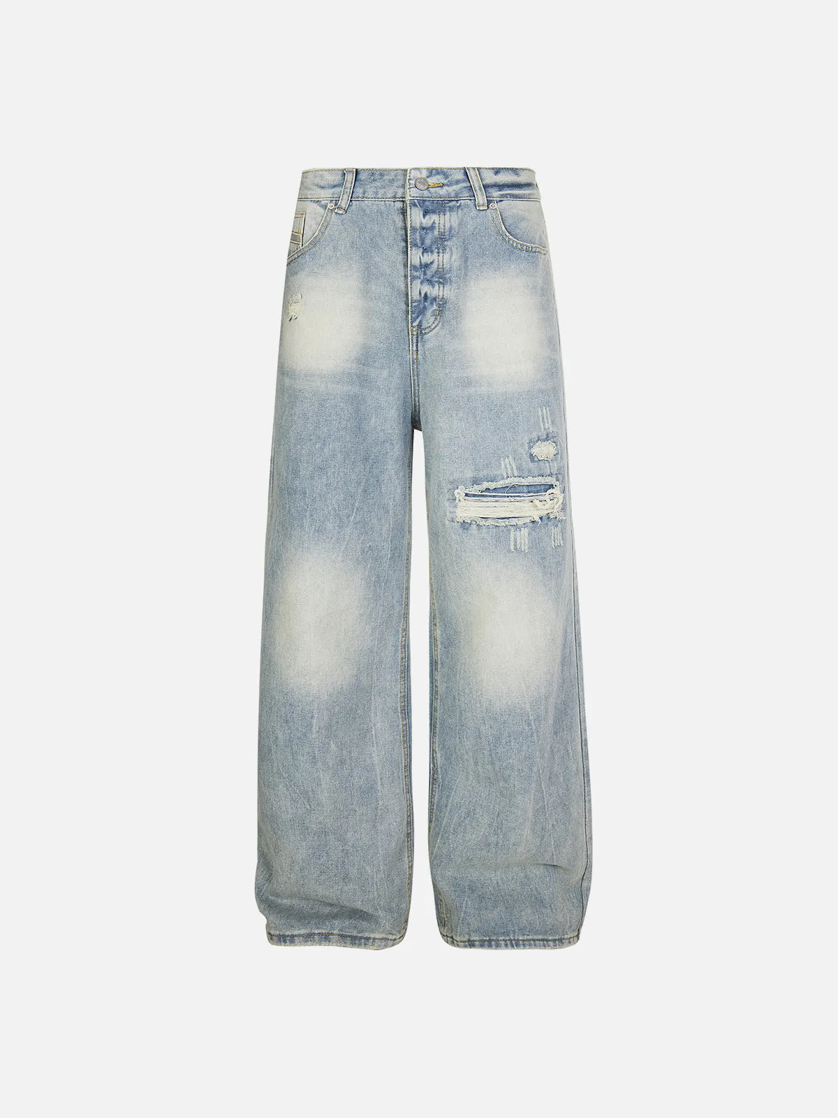 Aelfric Eden Washed Distressed Baggy Jeans sold by Aelfric Eden