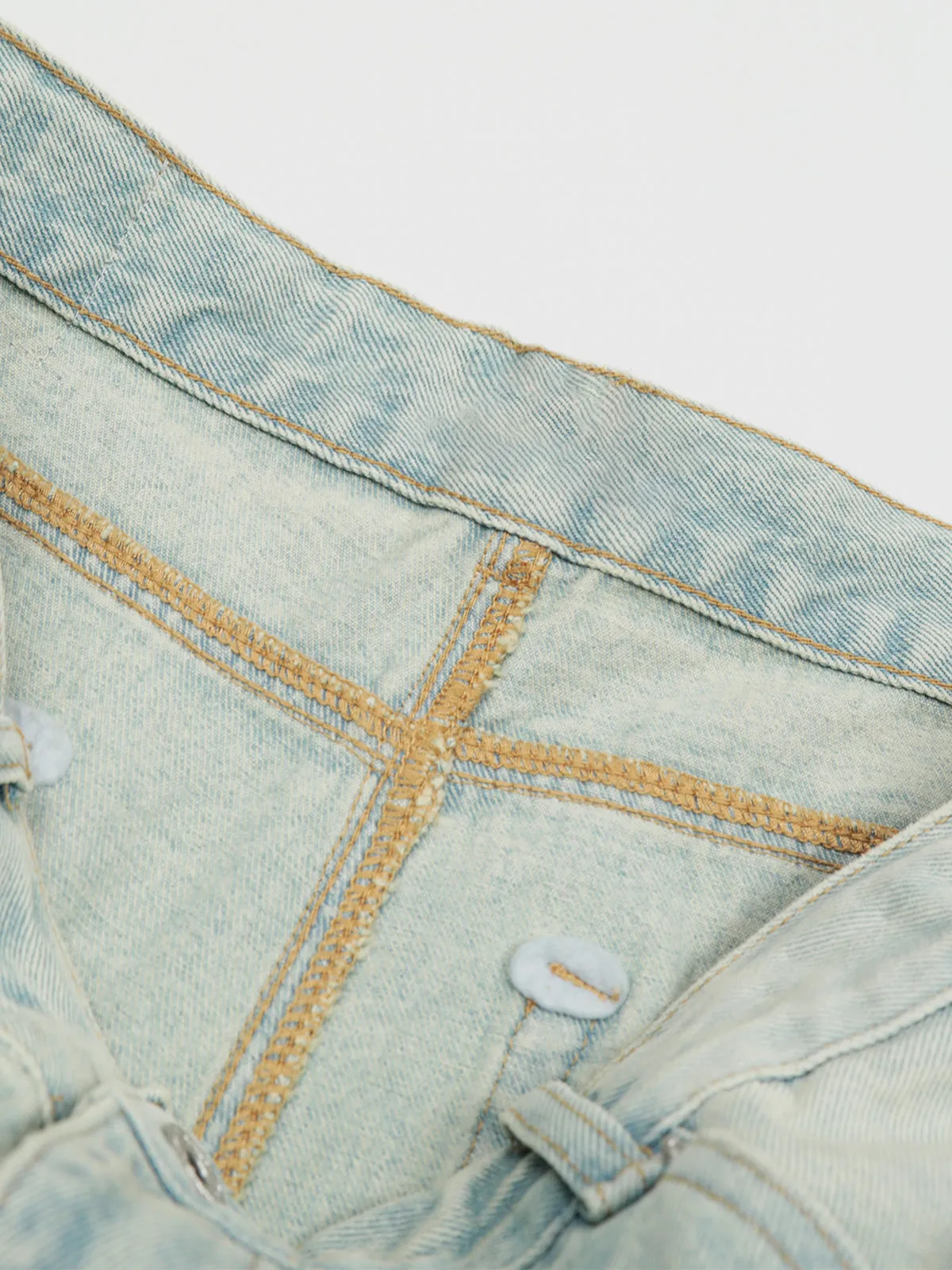 Aelfric Eden Washed Distressed Baggy Barrel Jeans sold by Aelfric Eden product image thumbnail 4