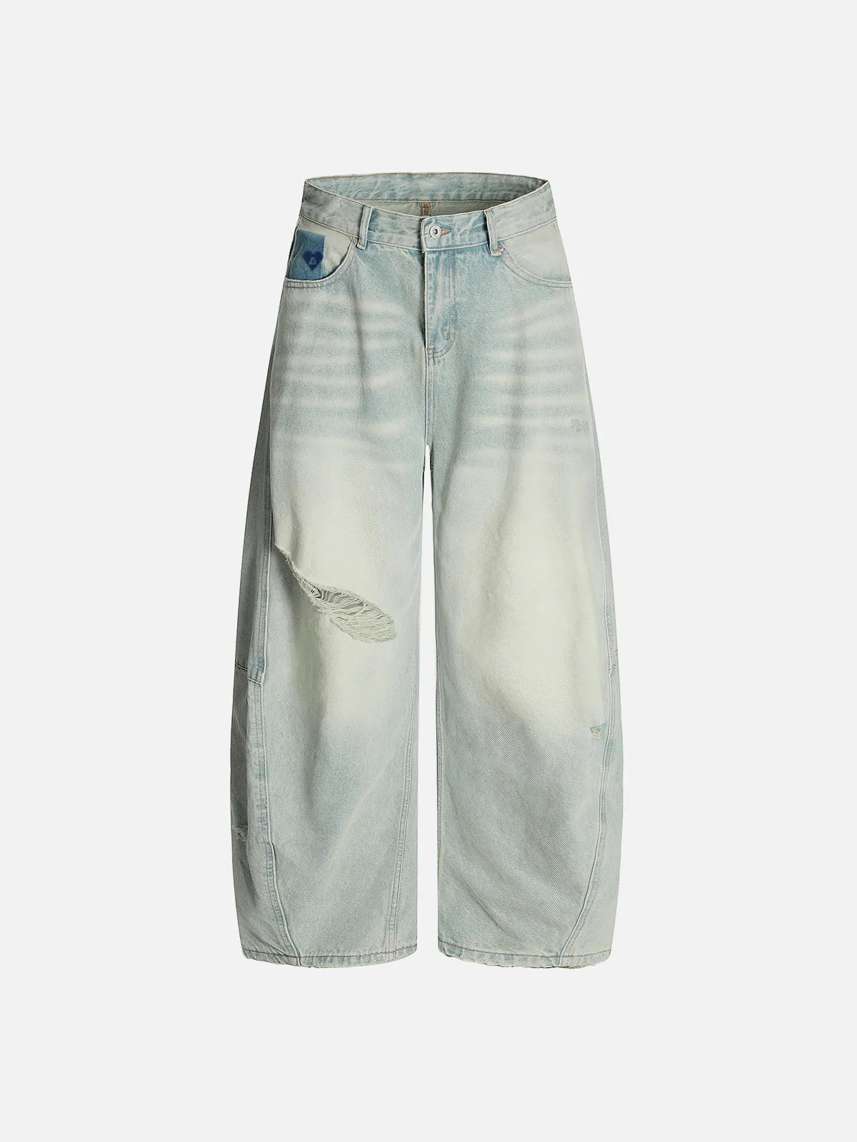 Aelfric Eden Washed Distressed Baggy Barrel Jeans sold by Aelfric Eden