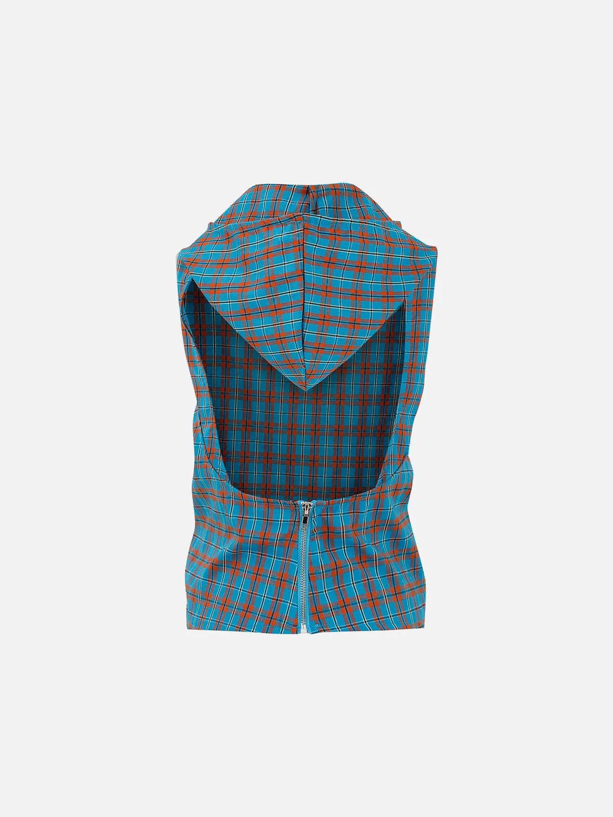 Aelfric Eden Plaid Hooded Tank Top sold by Aelfric Eden product image thumbnail 2