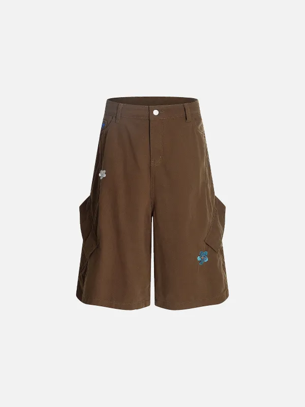 Aelfric Eden Flower Embroidery Shorts sold by Aelfric Eden