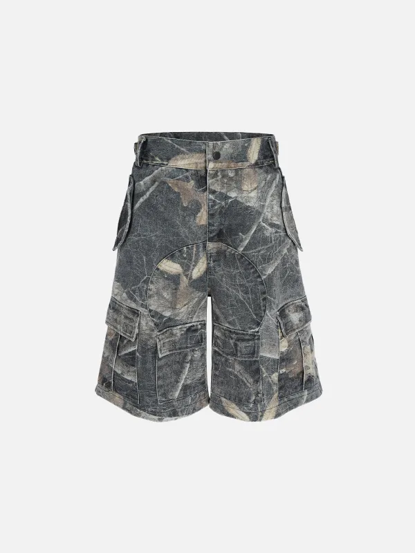 Aelfric Eden Multi Pocket Camo Graphic Shorts sold by Aelfric Eden