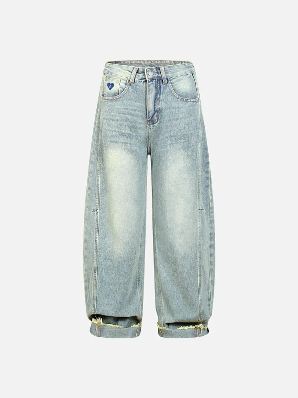 Aelfric Eden Washed Cuffed Baggy Jeans sold by Aelfric Eden