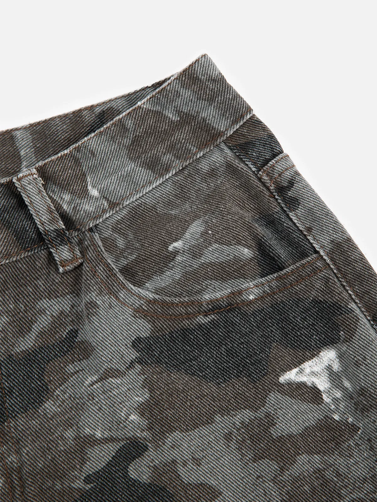 Aelfric Eden Camo Ripped Jeans sold by Aelfric Eden product image thumbnail 3