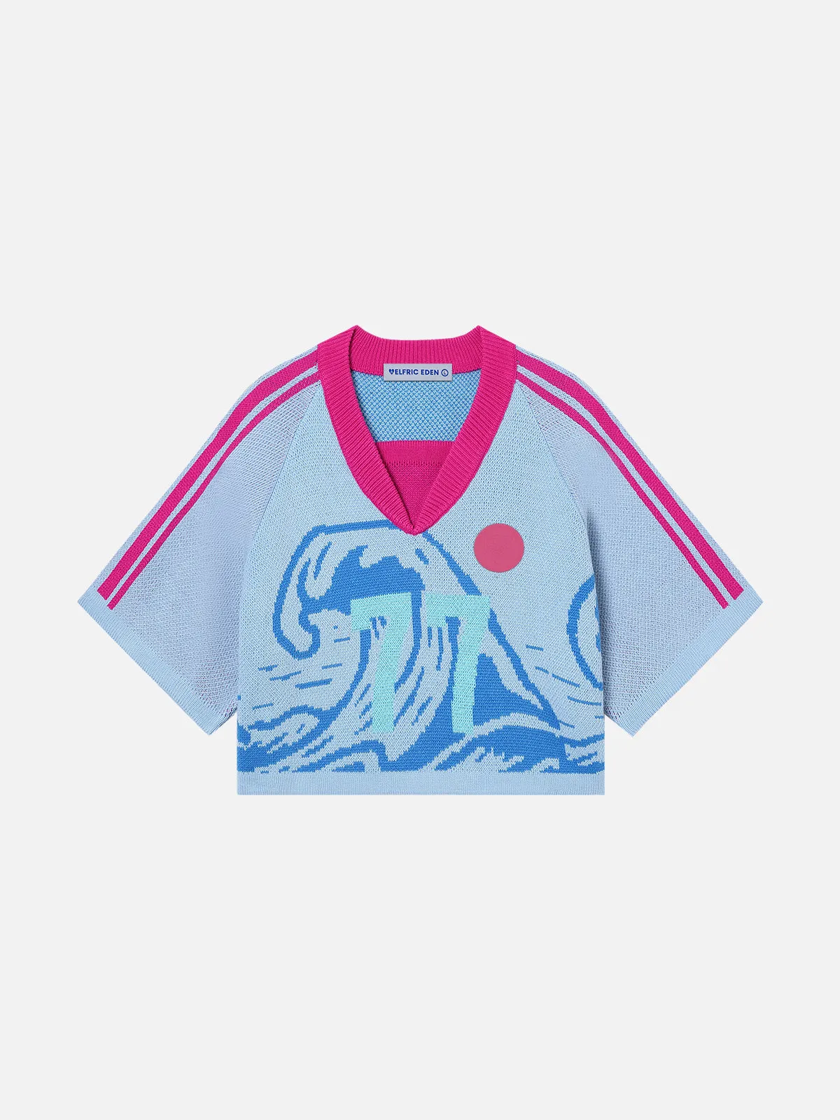 Aelfric Eden V-neck Make Waves Knit Jersey sold by Aelfric Eden