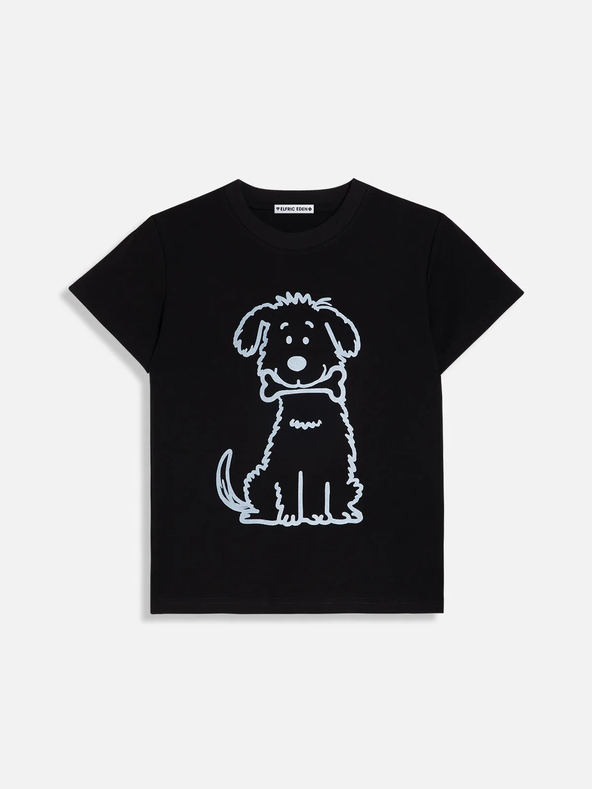 Aelfric Eden Cartoon Dog Graphic Tee sold by Aelfric Eden product image thumbnail 2